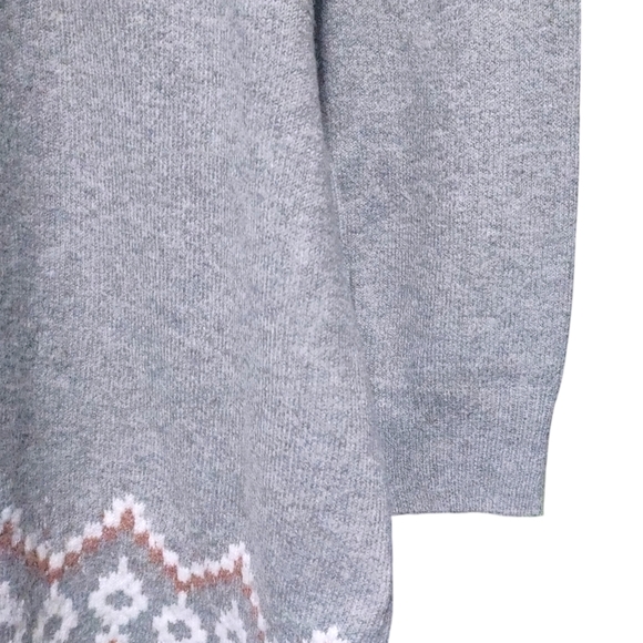 Lucky Brand Snowflake Geometric Cardigan Sweater Dress Women's Plus Size 2X NWT - Picture 9 of 12